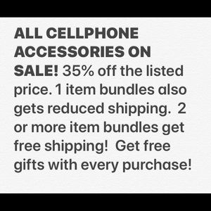 ALL CELLPHONE ACCESSORIES 35% off